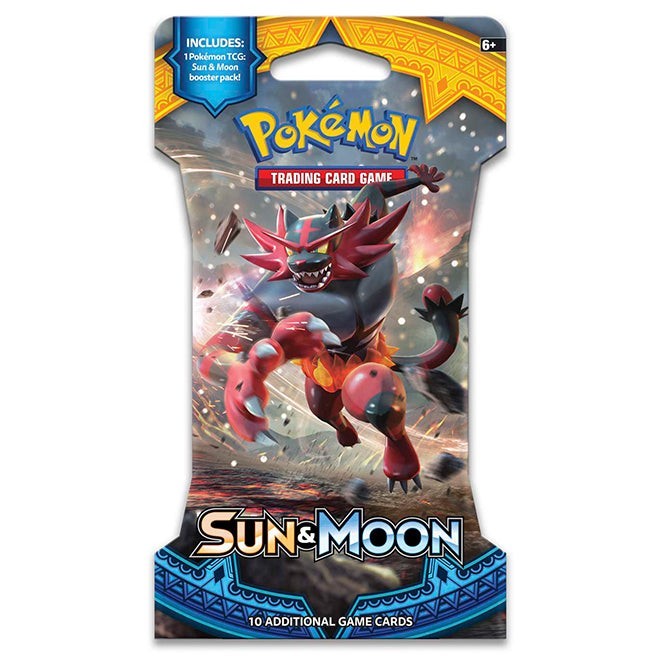 Pokemon Sun & Moon Base Set Sleeved Booster Pack - CHOOSE YOUR ART