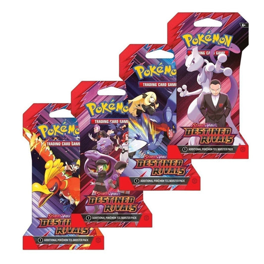Pokemon Scarlet & Violet Destined Rivals Sleeved Booster Pack - CHOOSE YOUR ART