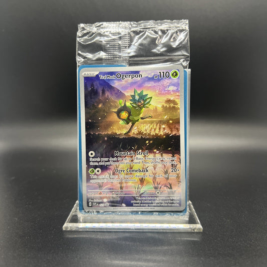 Sealed Teal Mask Ogerpon 123 Sv: Scarlet & Violet Promo Holo