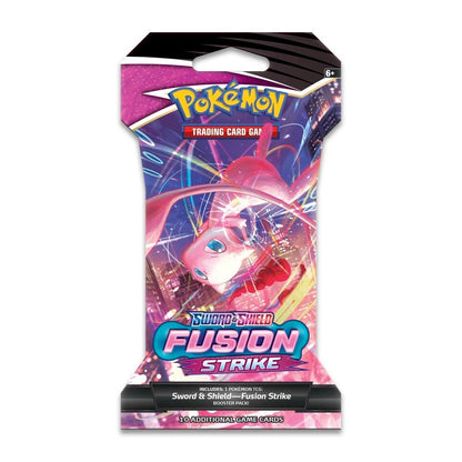 Pokemon Sword & Shield Fusion Strike Sleeved Booster Pack - CHOOSE YOUR ART