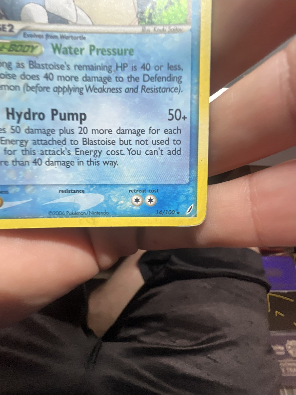 Pokemon Blastoise - (EX Crystal Guardians) 014/100 Holo - HEAVY PLAY