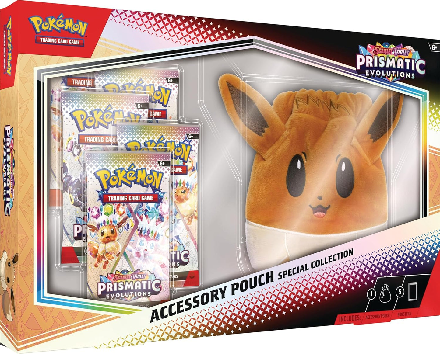 Prismatic Evolutions Eevee Pouch
