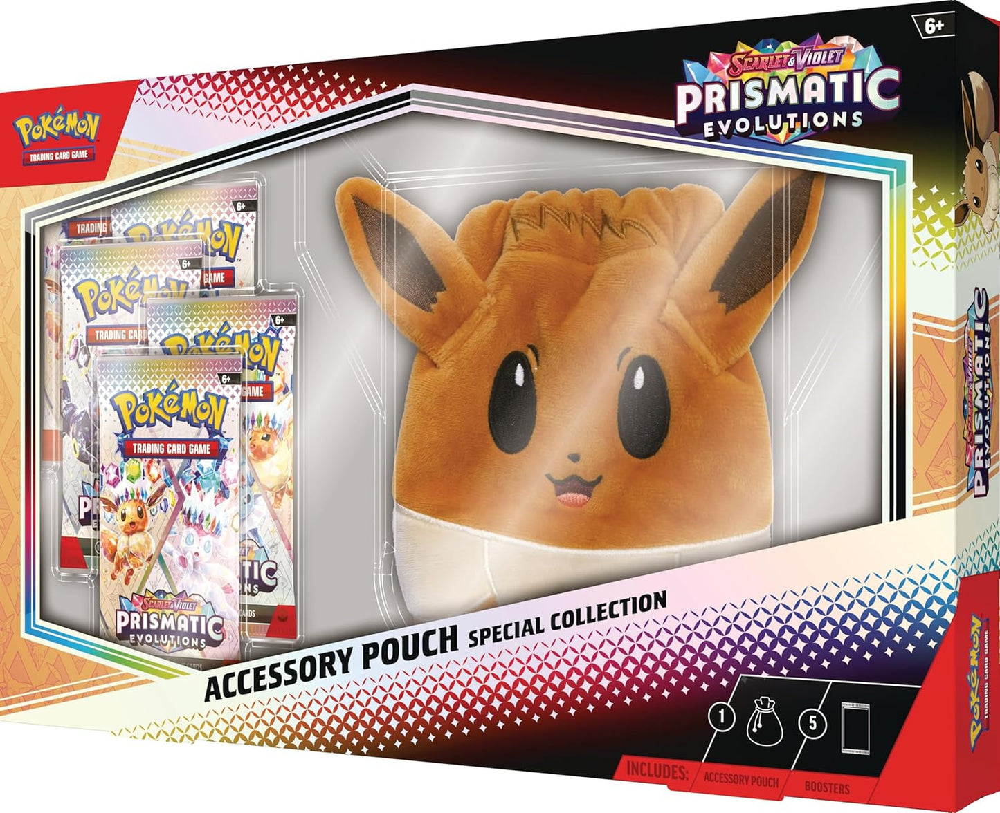 Prismatic Evolutions Eevee Pouch