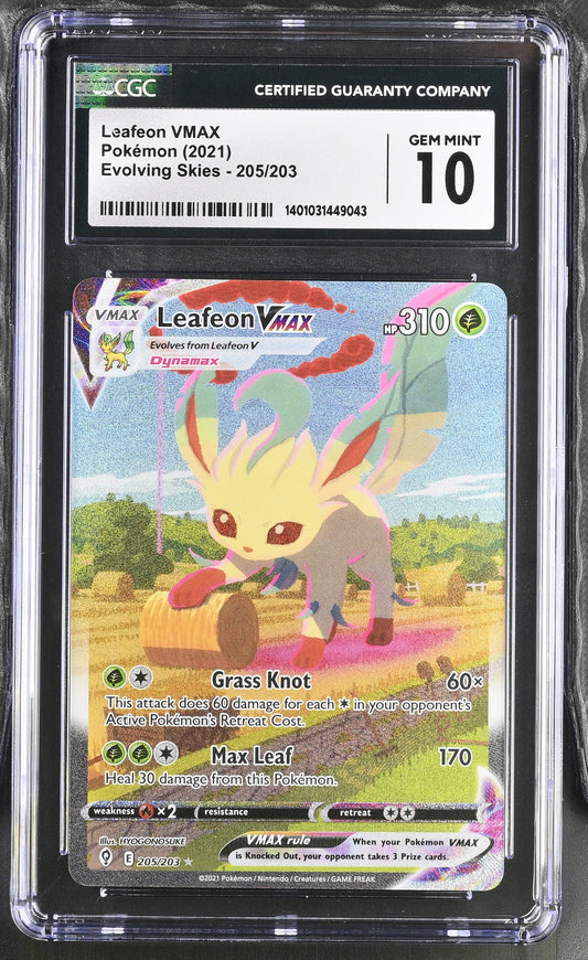 CGC 10 Leafeon VMAX #205