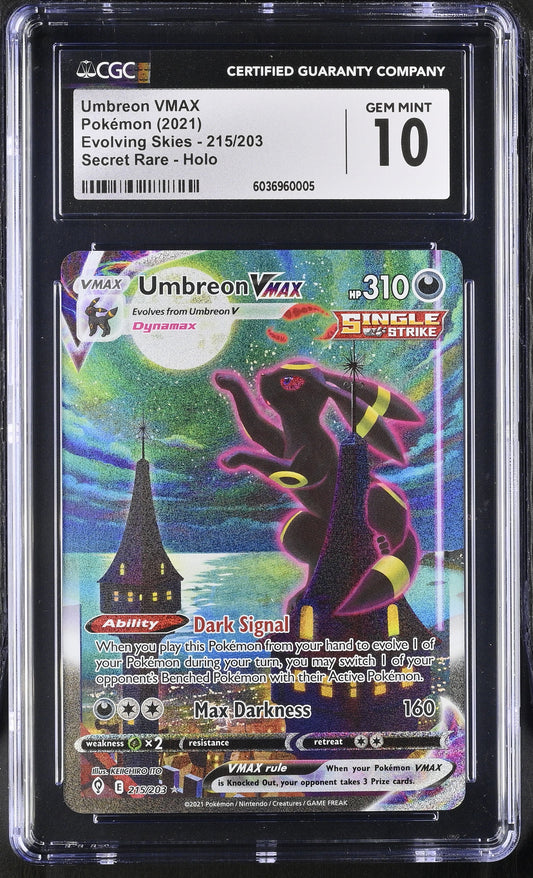 CGC 10 Umbreon VMAX #215