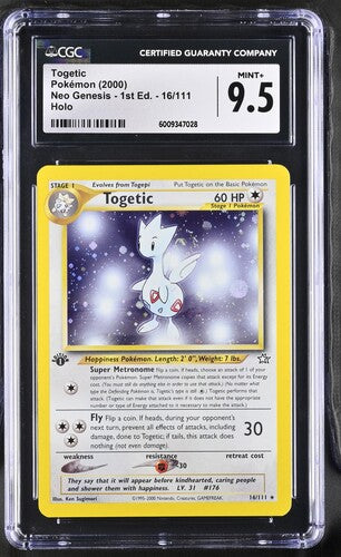 CGC 9.5 1st Edition Togetic #16 Neo Genesis