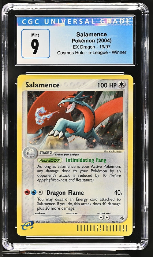 CGC 9 Winner Salamence #19 Ex Dragon