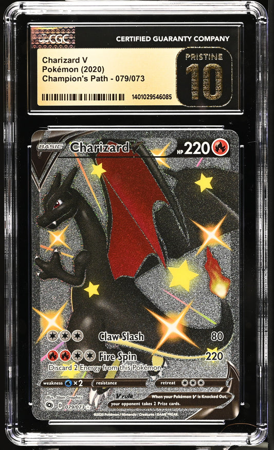 CGC Pristine 10 Charizard V #079