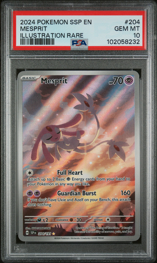 PSA 10 Mesprit #204
