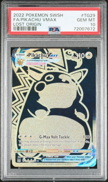 PSA 10 Pikachu VMAX #TG29