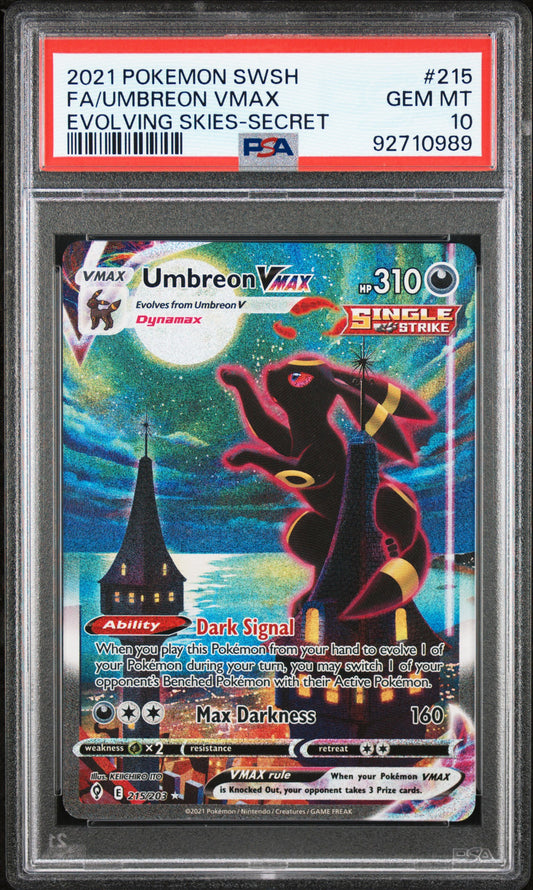 PSA 10 Umbreon VMAX #215