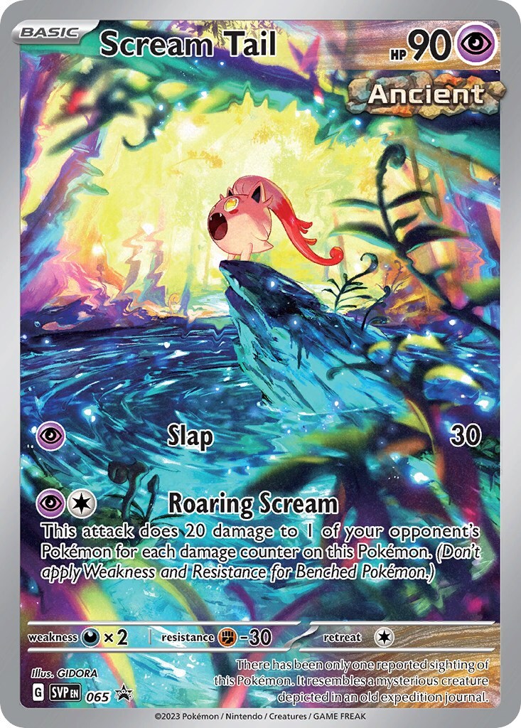 Sealed Scream Tail 065 Sv: Scarlet & Violet Promo Holo
