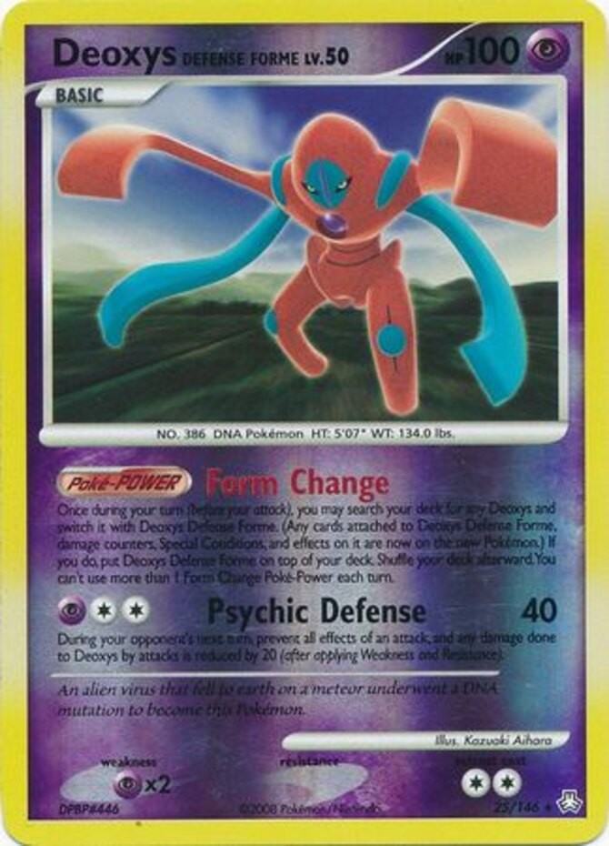 Deoxys Defense Forme 25/146 Legends Awakened LIGHT PLAY Pokemon